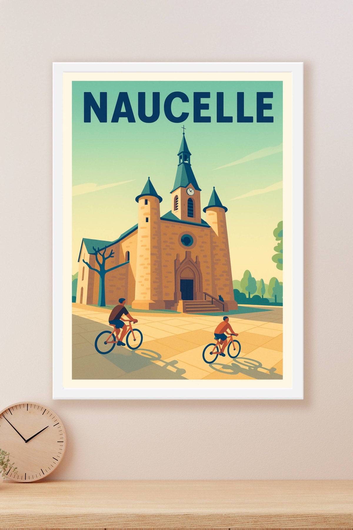 Affiche de Naucelle - L'élégance paisible de son église emblématique