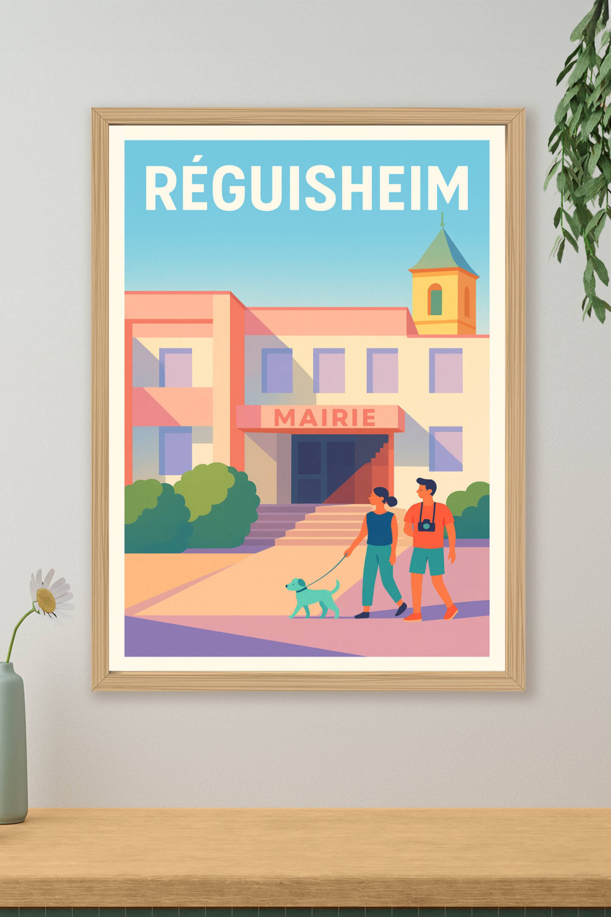 Affiche de Réguisheim - Charme et douceur d'une ville accueillante