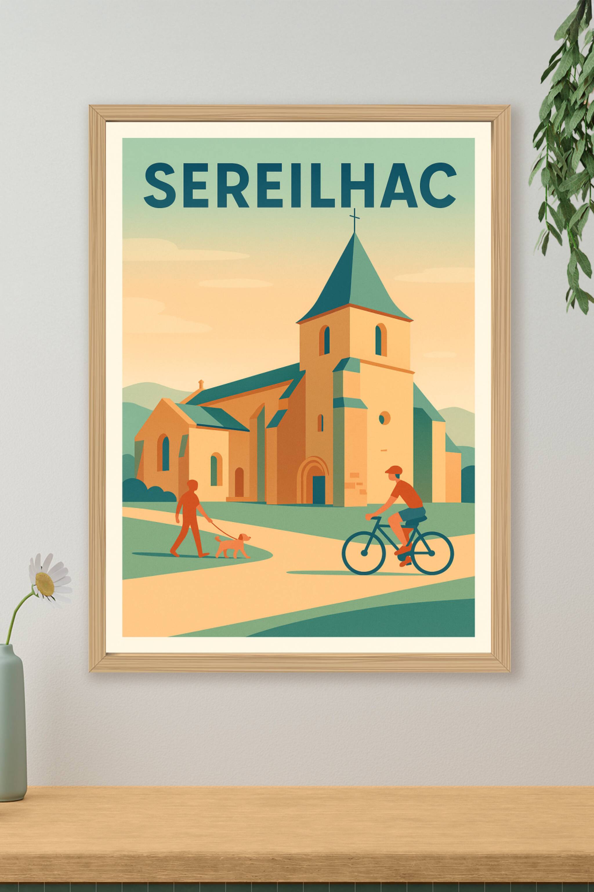 Affiche de Séreilhac - L'âme paisible d'un village authentique