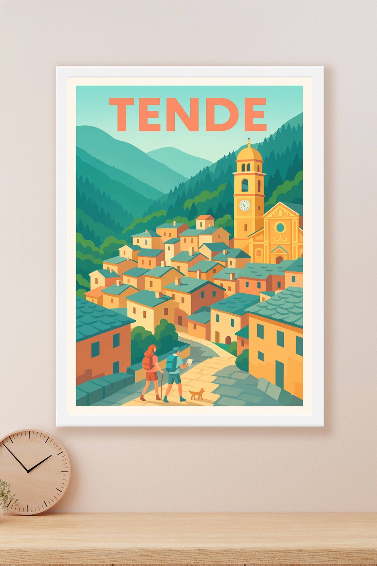 Affiche de Tende - L'escapade pittoresque en montagne