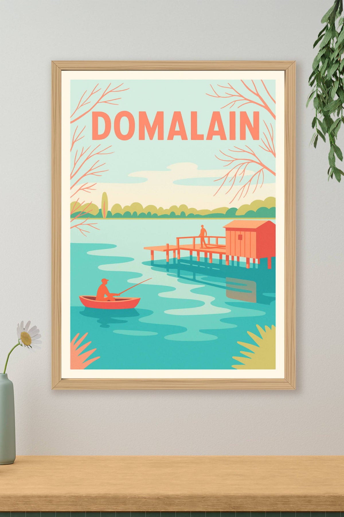 Affiche de Domalain - Sérénité au fil de l'eau