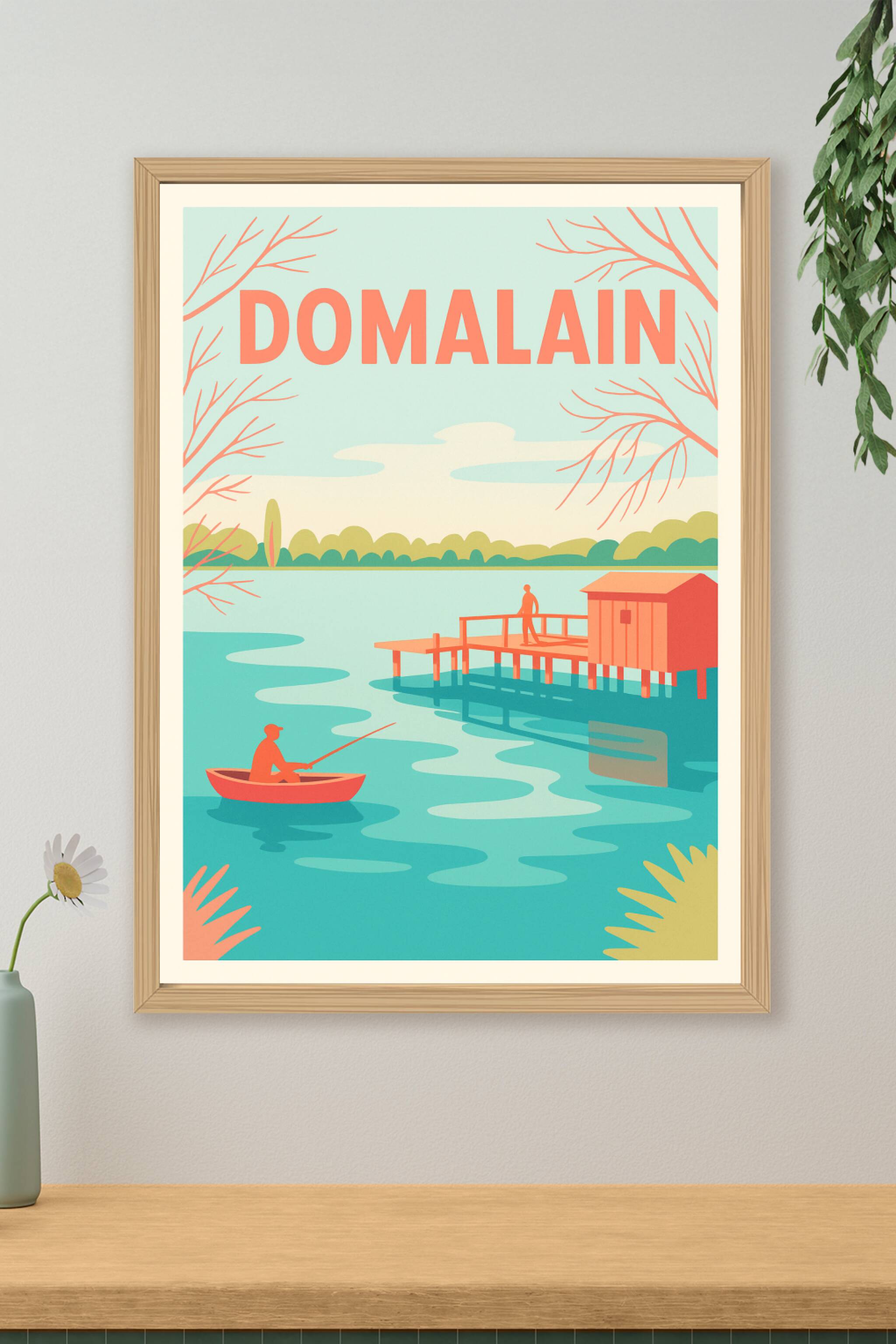 Affiche de Domalain - Sérénité au fil de l'eau