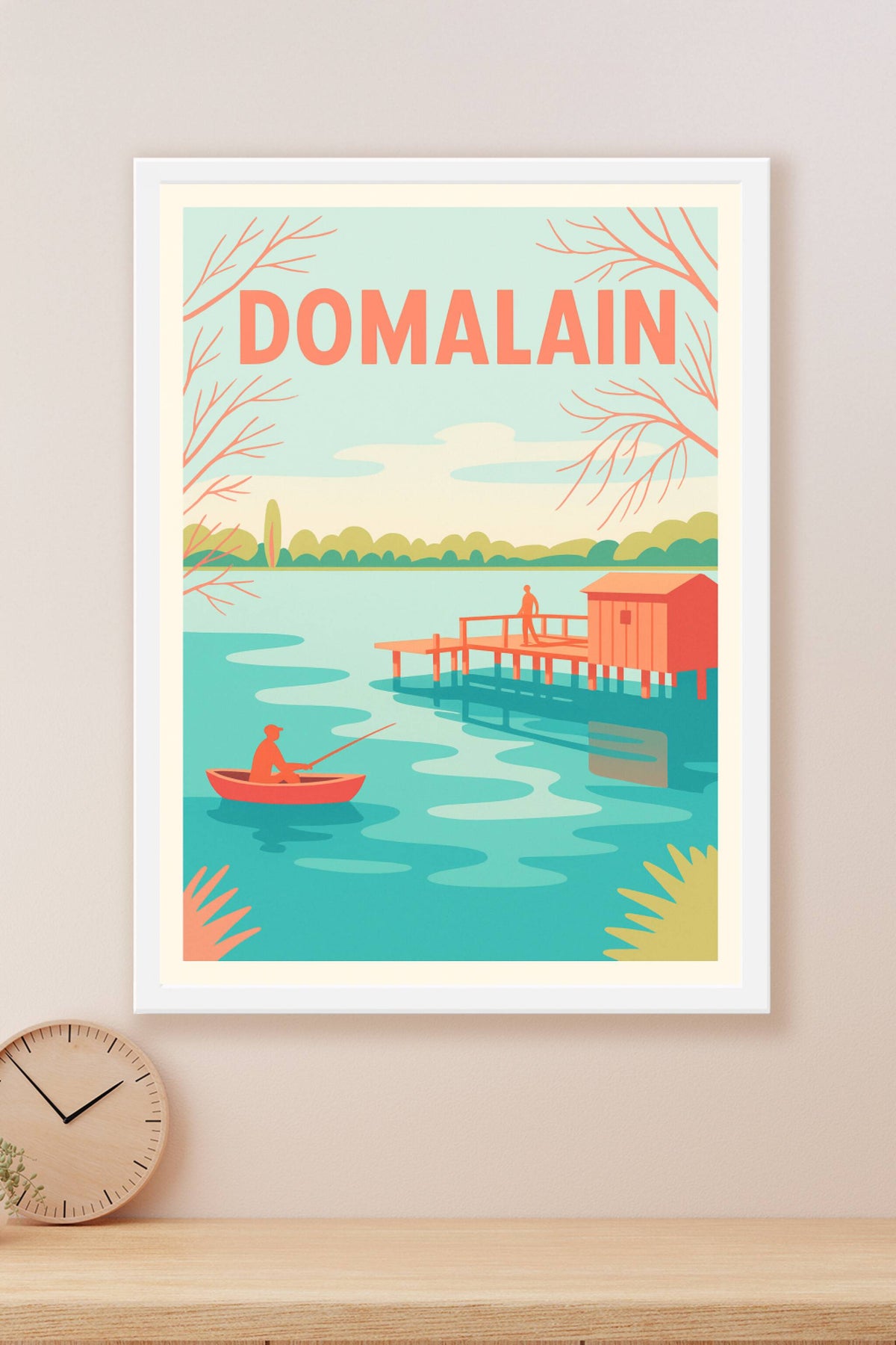 Affiche de Domalain - Sérénité au fil de l'eau