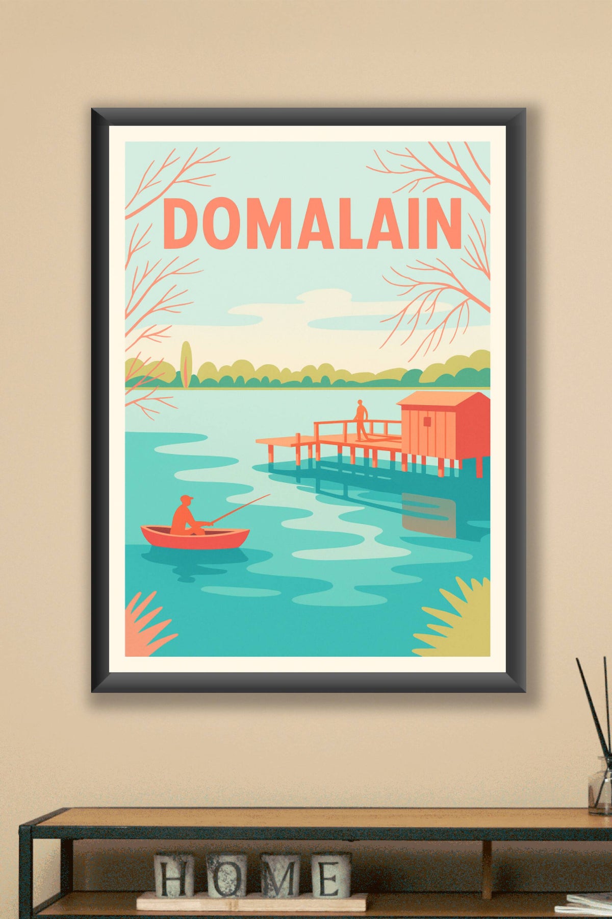 Affiche de Domalain - Sérénité au fil de l'eau