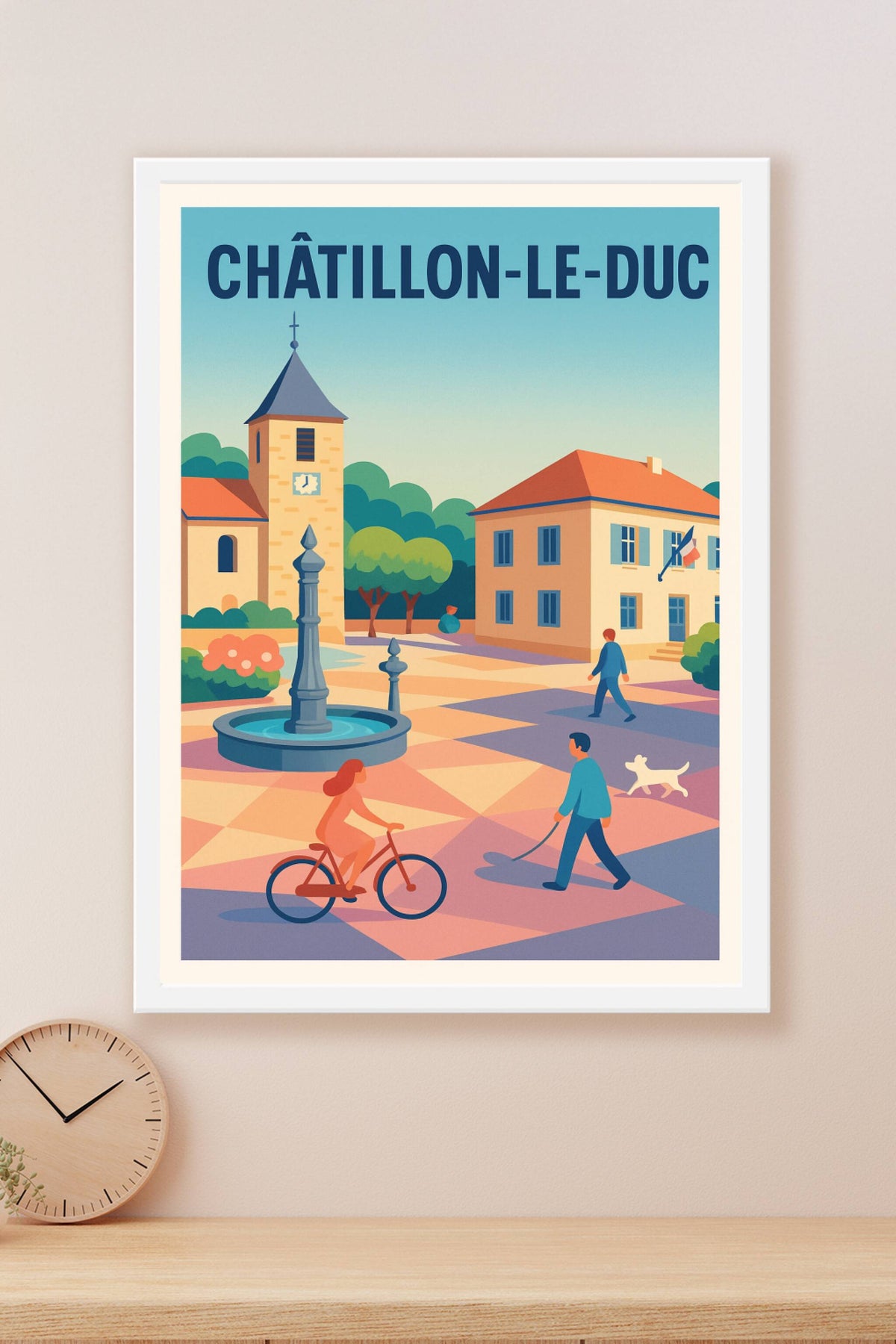 Affiche de Châtillon-le-Duc - Tranquillité au cœur du village