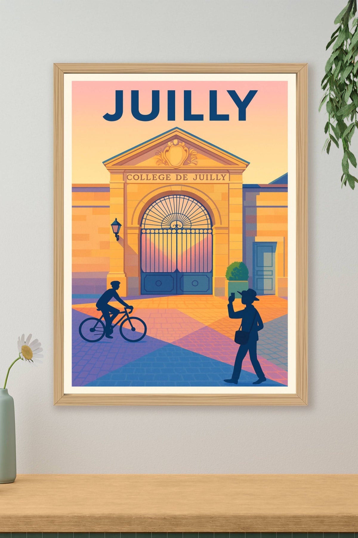 Affiche de Juilly - Charme et Histoire à l'entrée du Collège