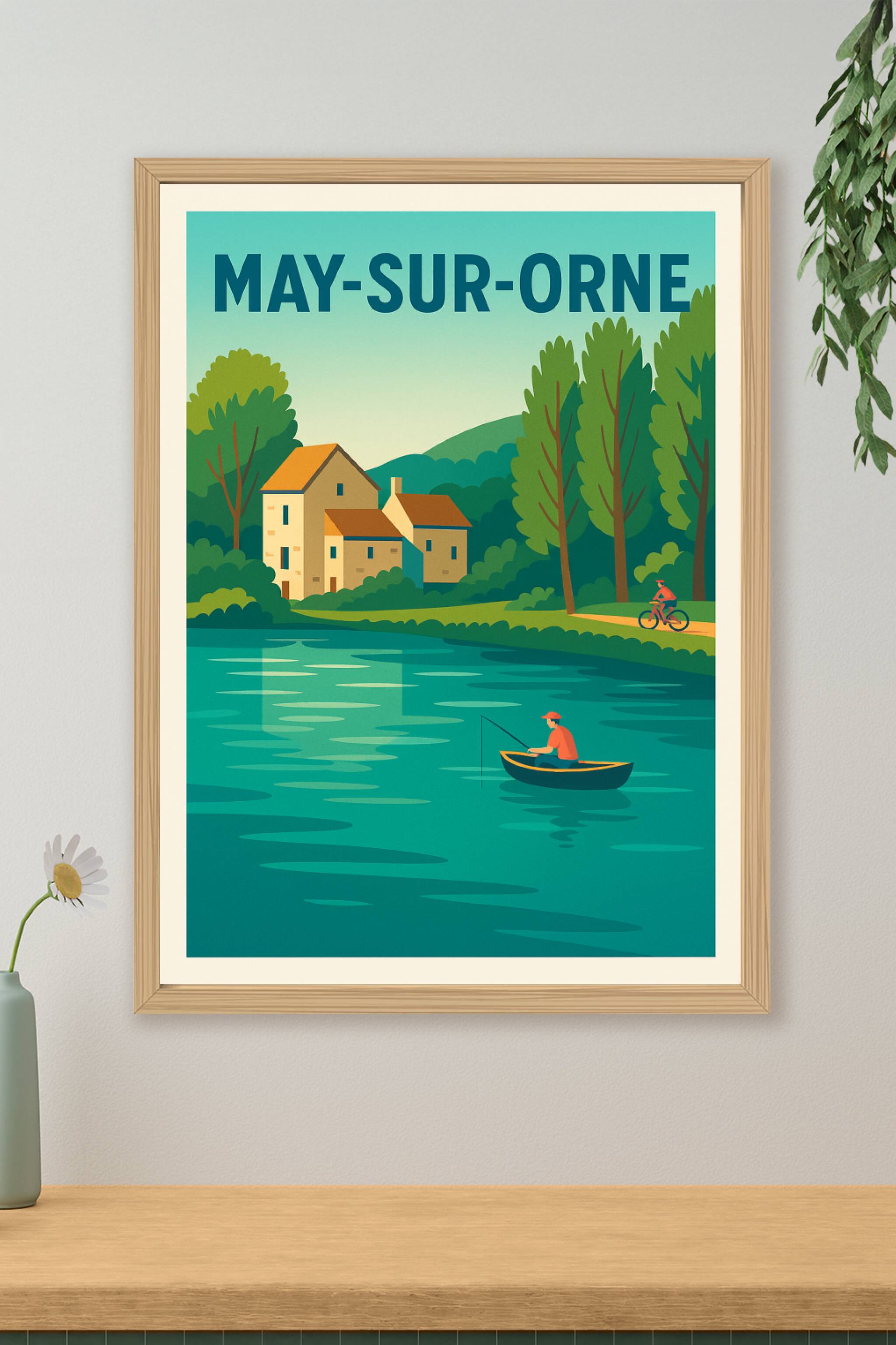 Affiche de May-sur-Orne - Sérénité au fil de l'eau