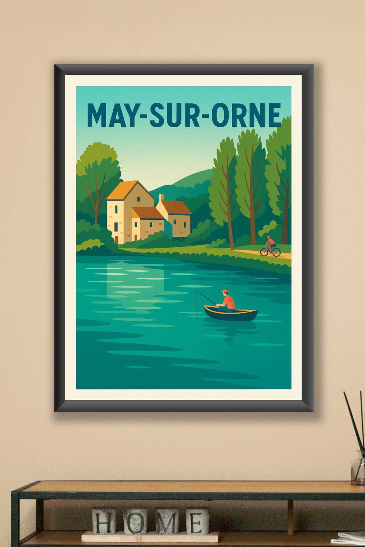 Affiche de May-sur-Orne - Sérénité au fil de l'eau