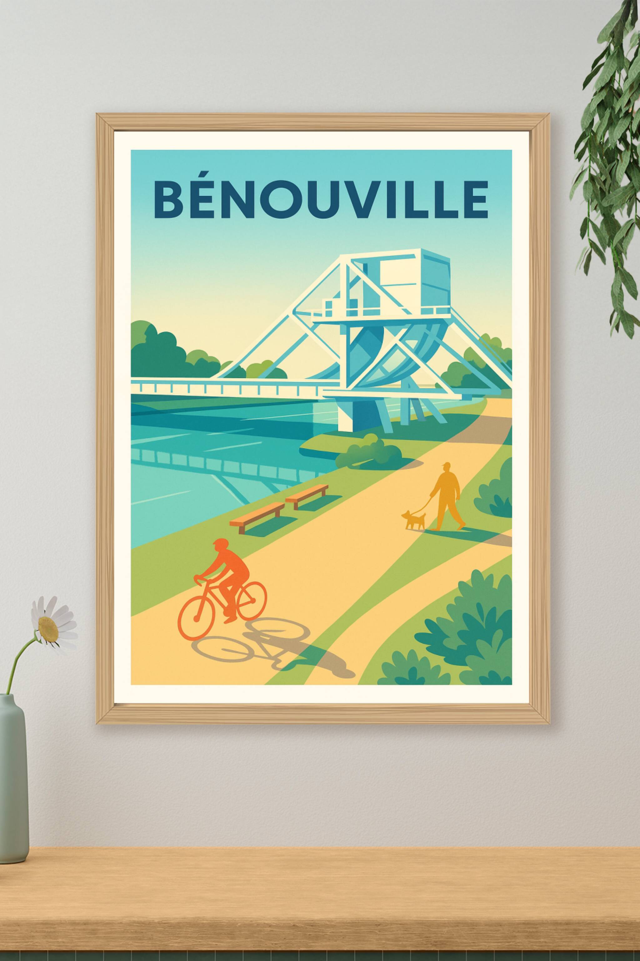 Affiche de Bénouville - Balade sur les bords de l'Orne