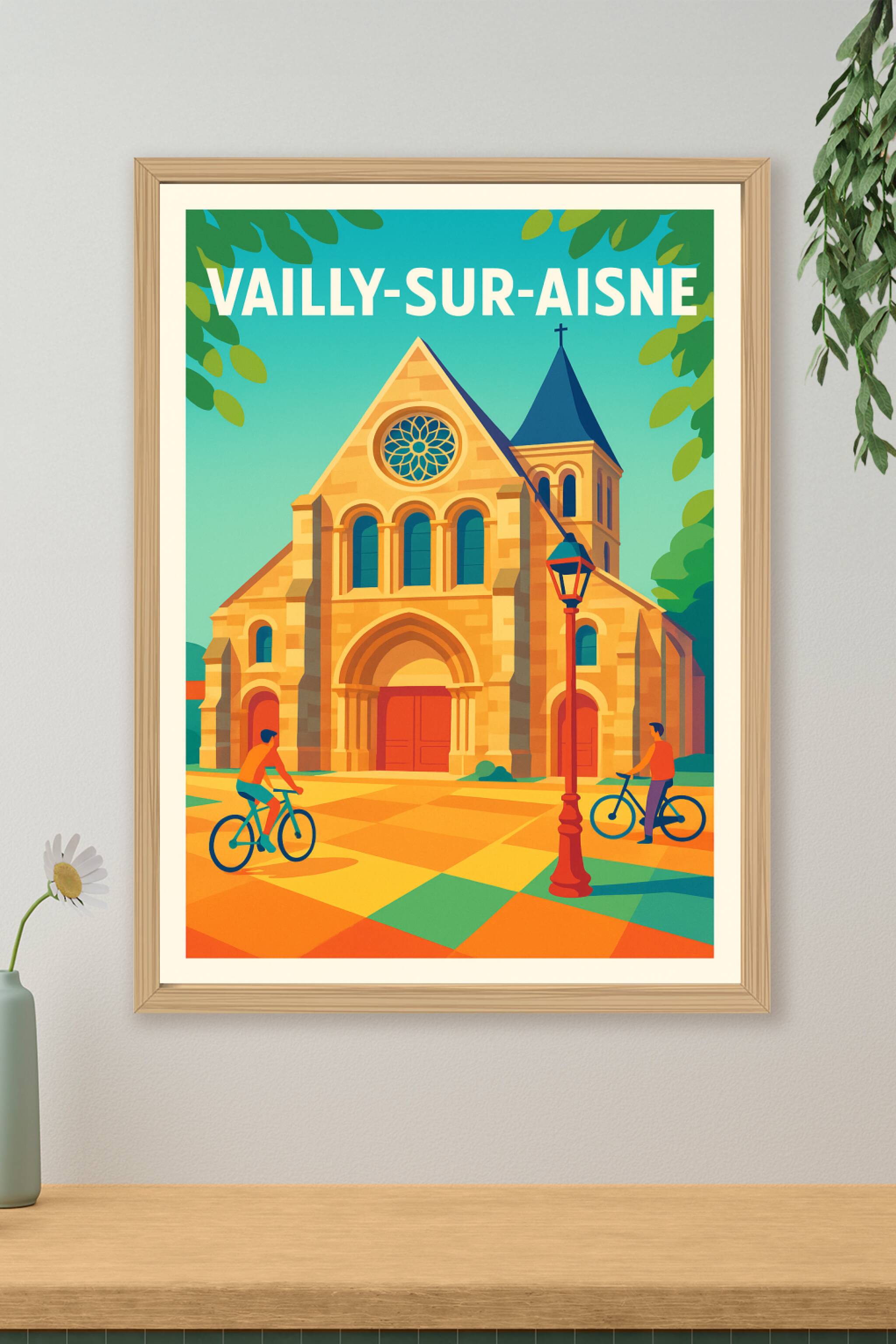 Affiche de Vailly-sur-Aisne - Charme architectural et sérénité au cœur du village