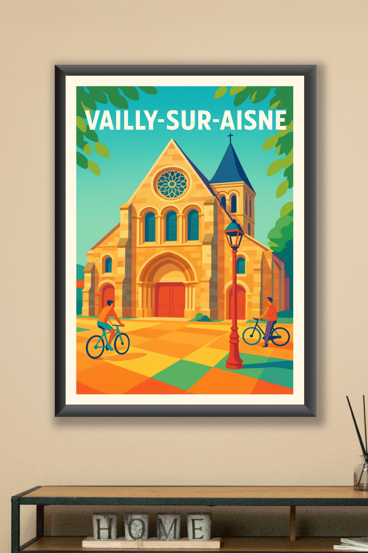 Affiche de Vailly-sur-Aisne - Charme architectural et sérénité au cœur du village