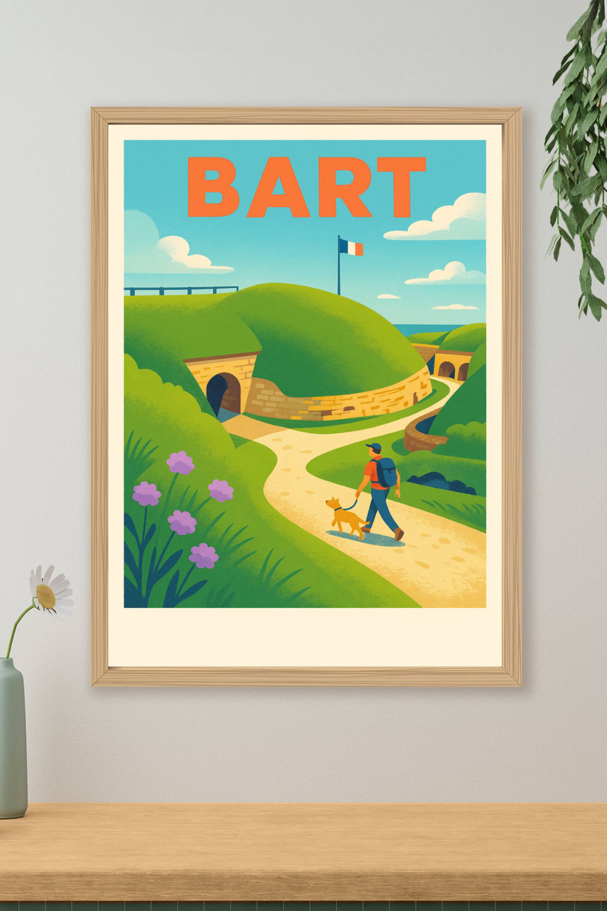 Affiche de Bart - Promenade paisible au cœur du bocage