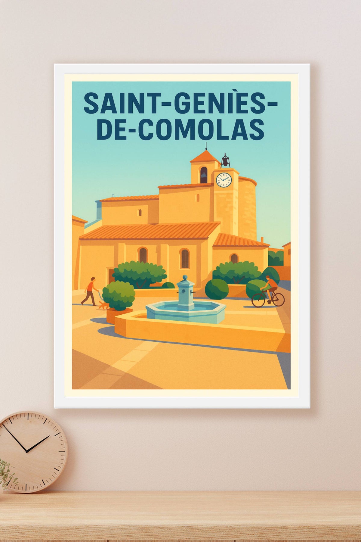 Affiche de Saint-Geniès-de-Comolas - Charme et sérénité en Provence