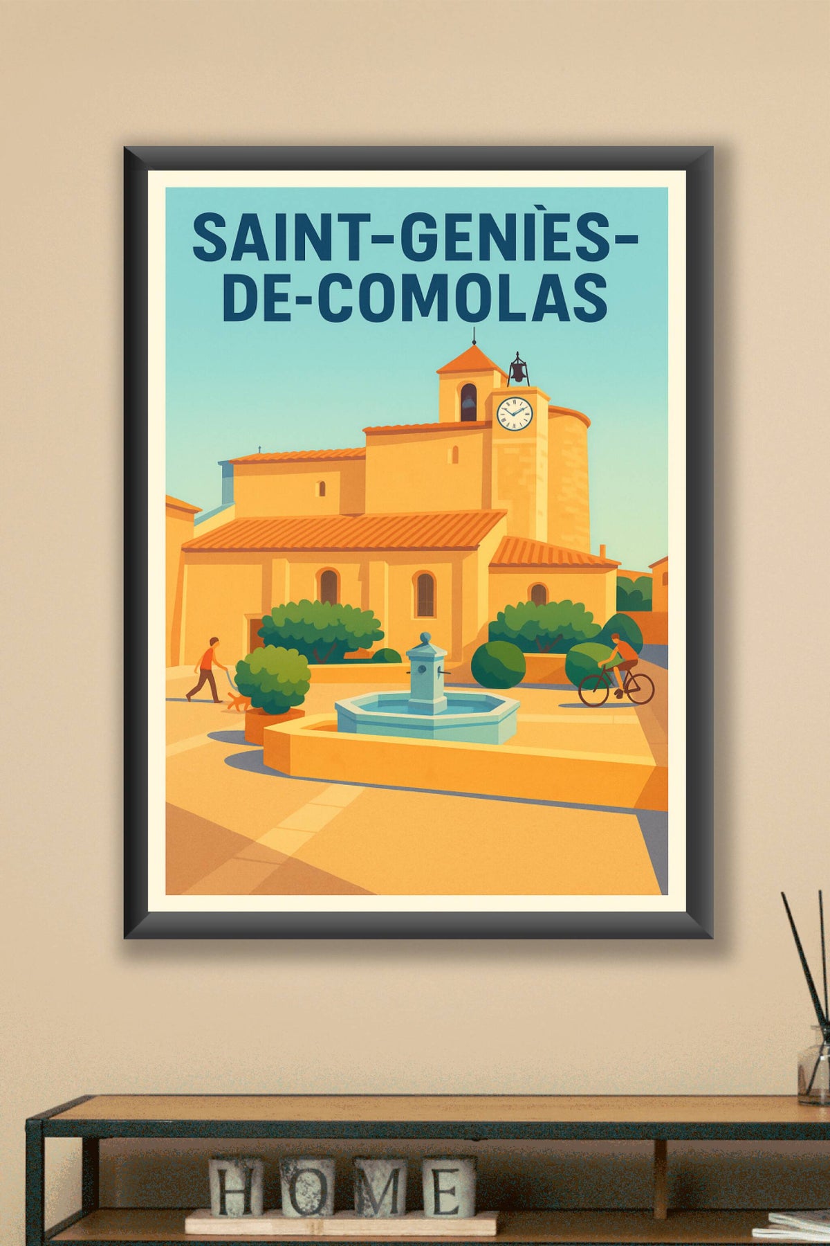 Affiche de Saint-Geniès-de-Comolas - Charme et sérénité en Provence