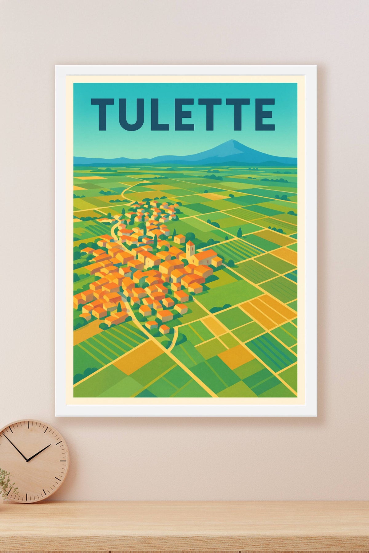 Affiche de Tulette - Un village provençal au cœur des vignobles