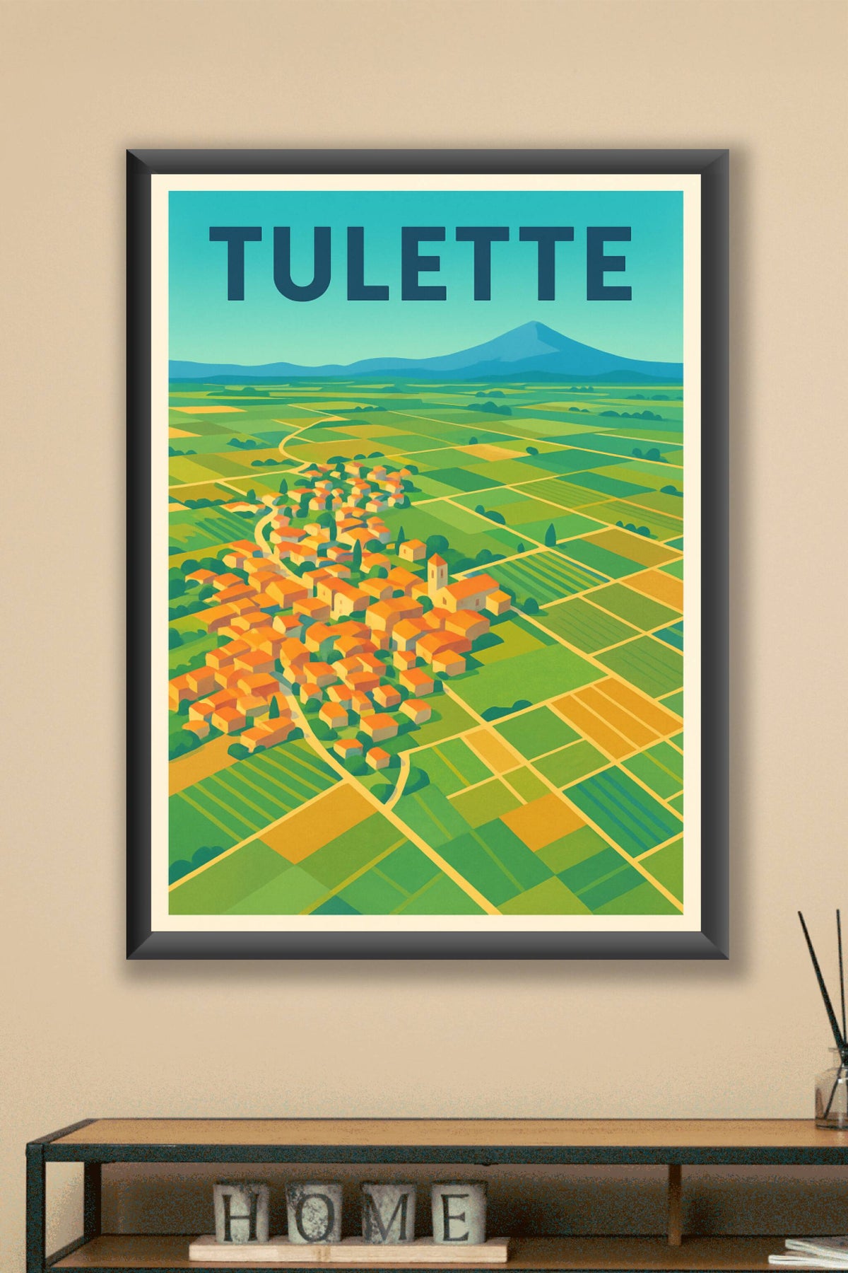 Affiche de Tulette - Un village provençal au cœur des vignobles