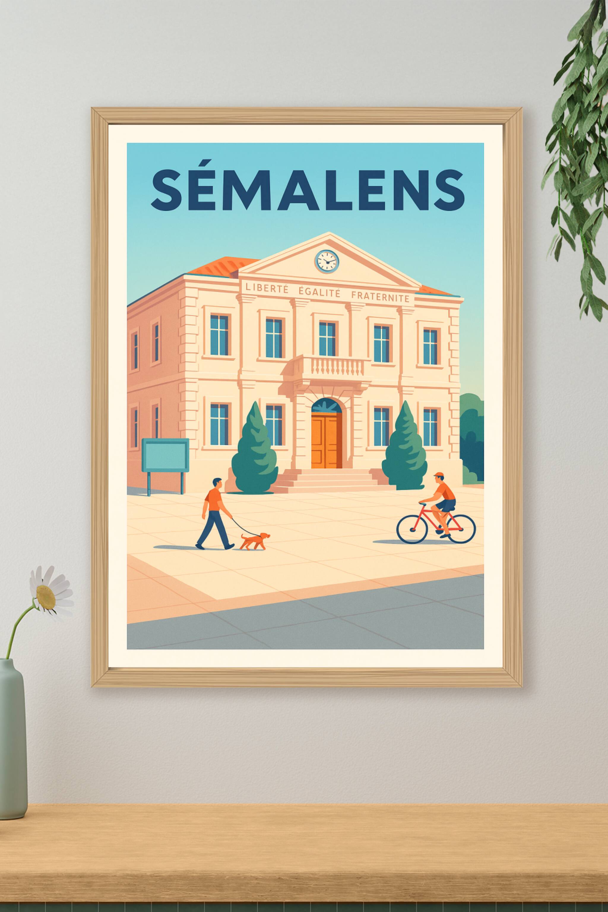 Affiche de Sémalens - Charme et sérénité au cœur de la ville