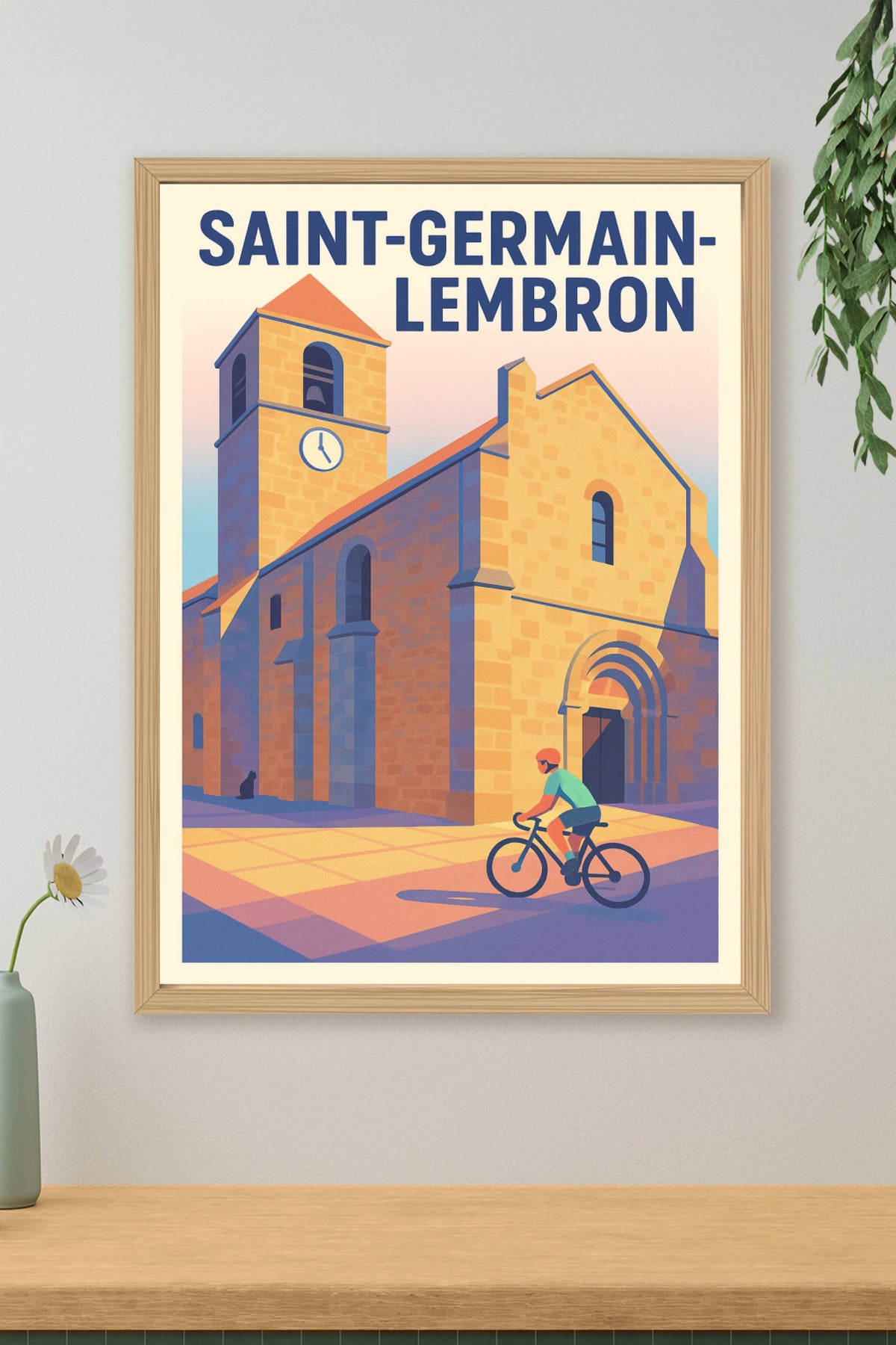 Affiche de Saint-Germain-Lembron - Charme et sérénité au cœur du patrimoine