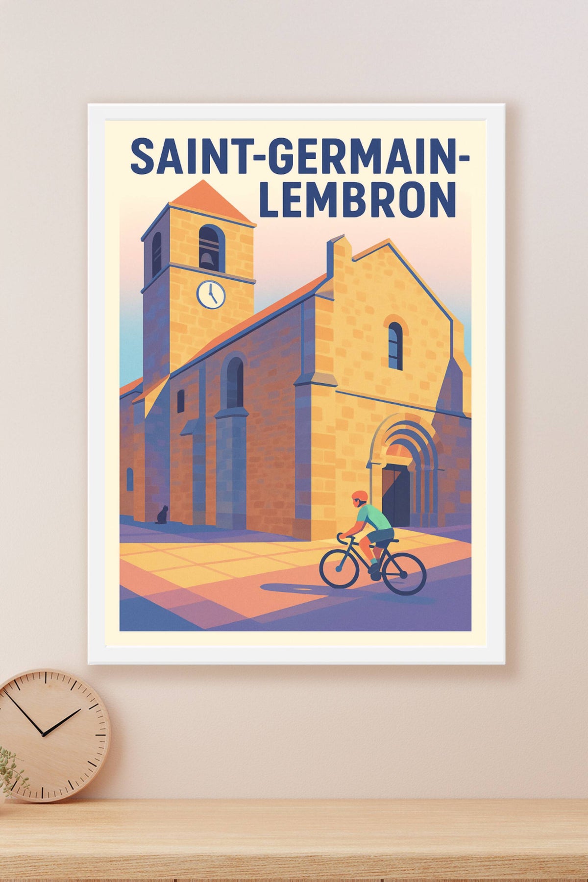 Affiche de Saint-Germain-Lembron - Charme et sérénité au cœur du patrimoine
