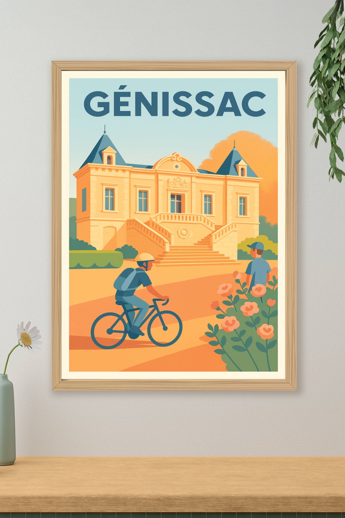 Affiche de Génissac - Charme et douceur de la campagne bordelaise