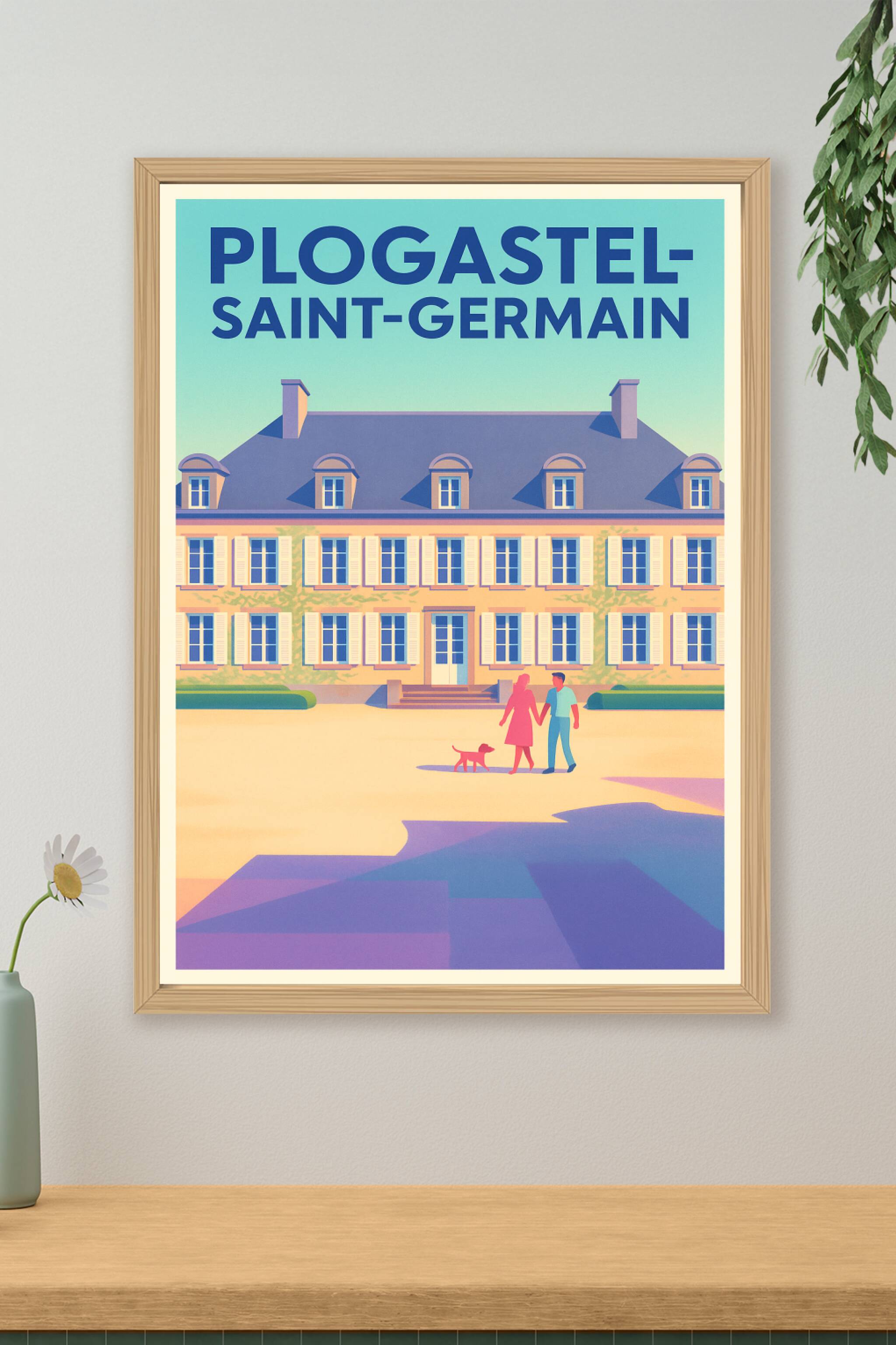 Affiche de Plogastel-Saint-Germain - Charme et douceur bretonne