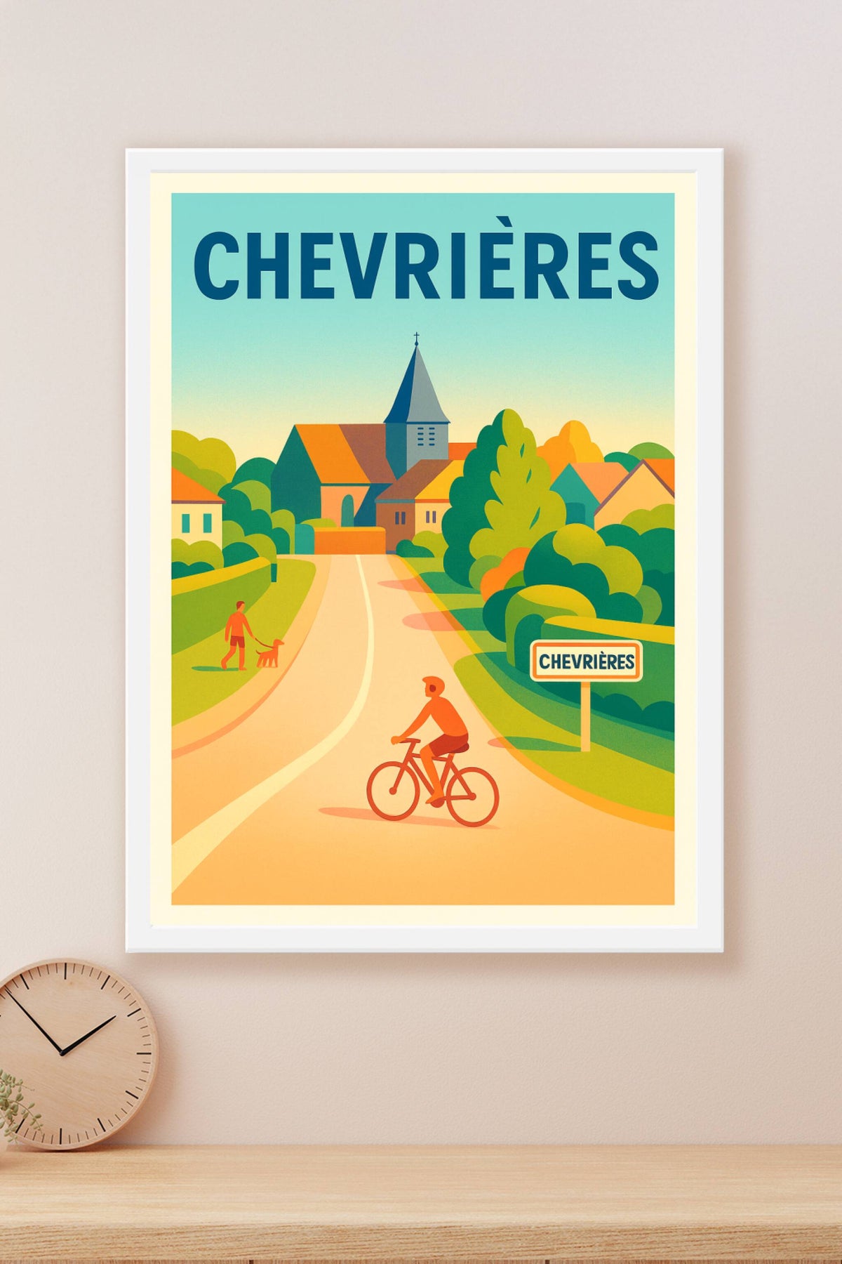 Affiche de Chevrières - L'élégance d'un village paisible