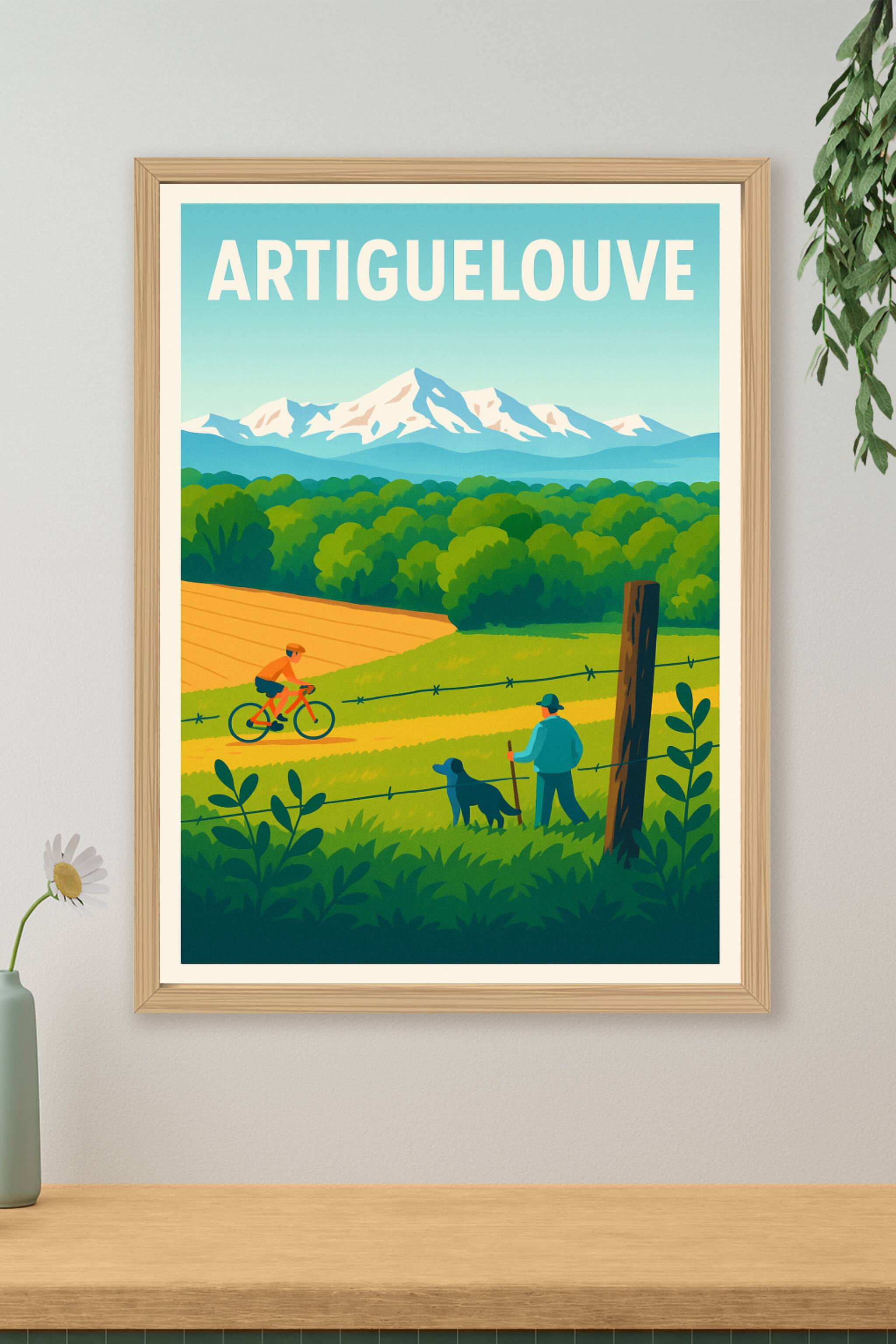 Affiche de Artiguelouve - L’harmonie bucolique aux pieds des Pyrénées