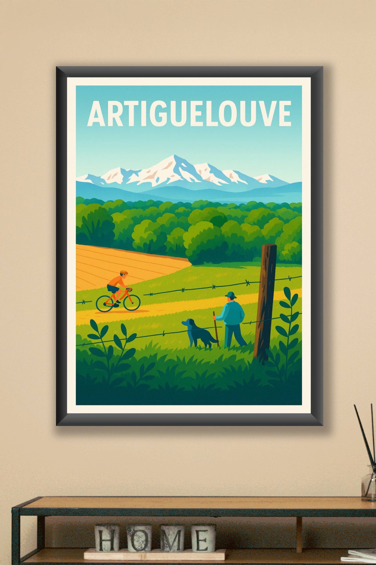 Affiche de Artiguelouve - L’harmonie bucolique aux pieds des Pyrénées
