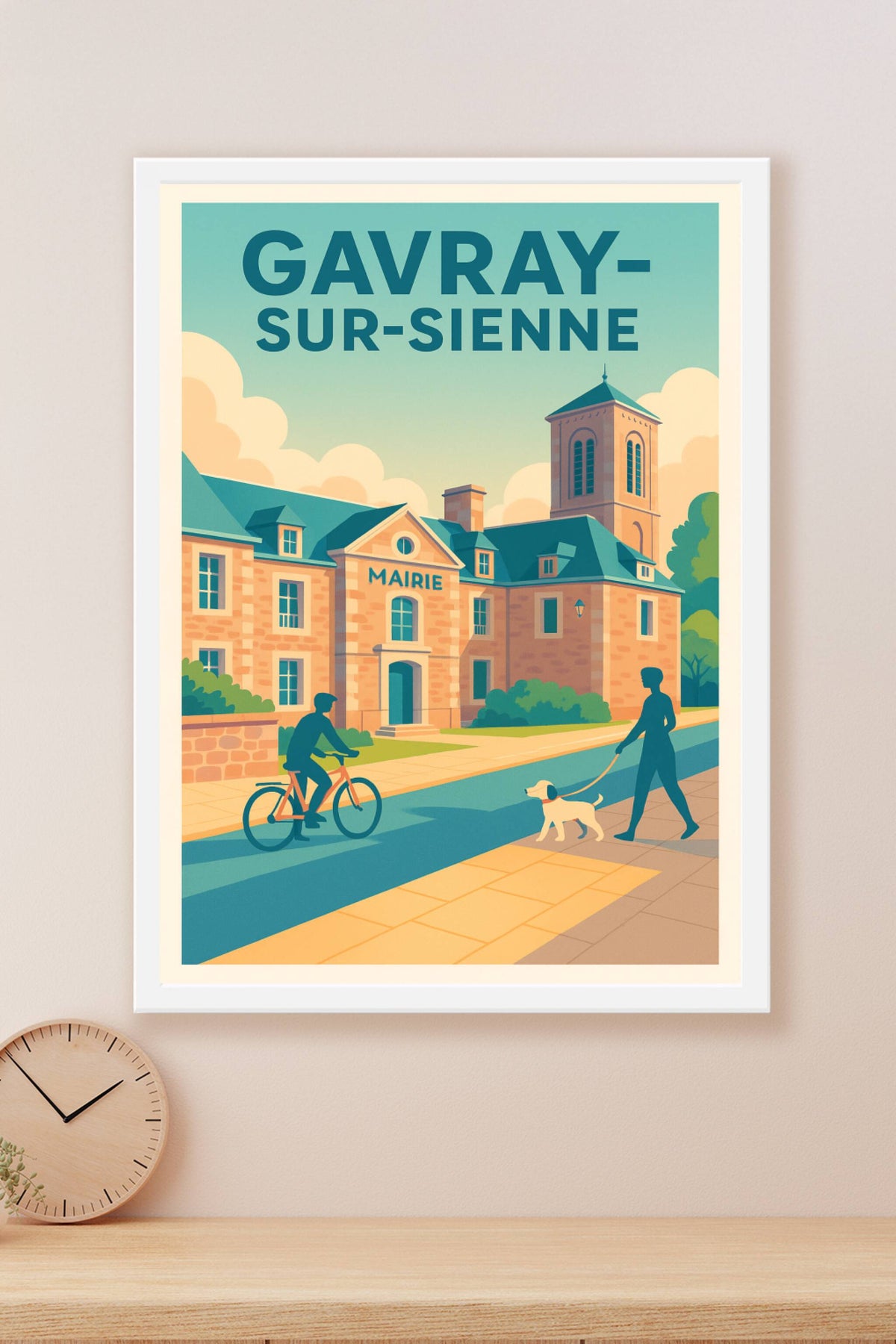 Affiche de Gavray-sur-Sienne - L'élégance au cœur de la Normandie
