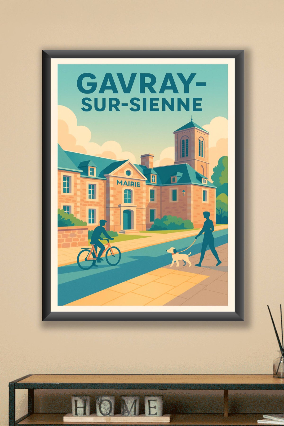 Affiche de Gavray-sur-Sienne - L'élégance au cœur de la Normandie