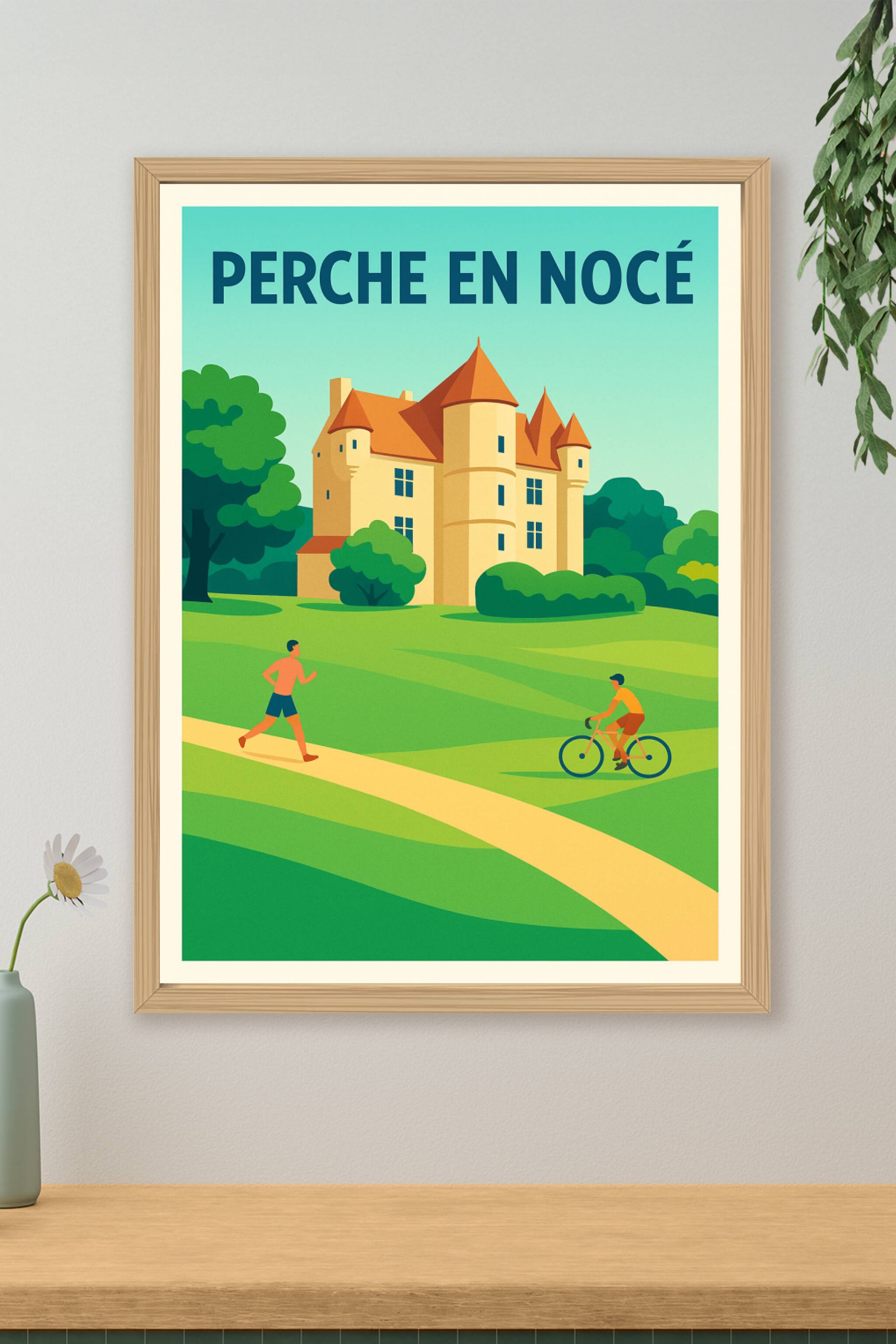 Affiche de Perche en Nocé - L'évasion verte au cœur du patrimoine