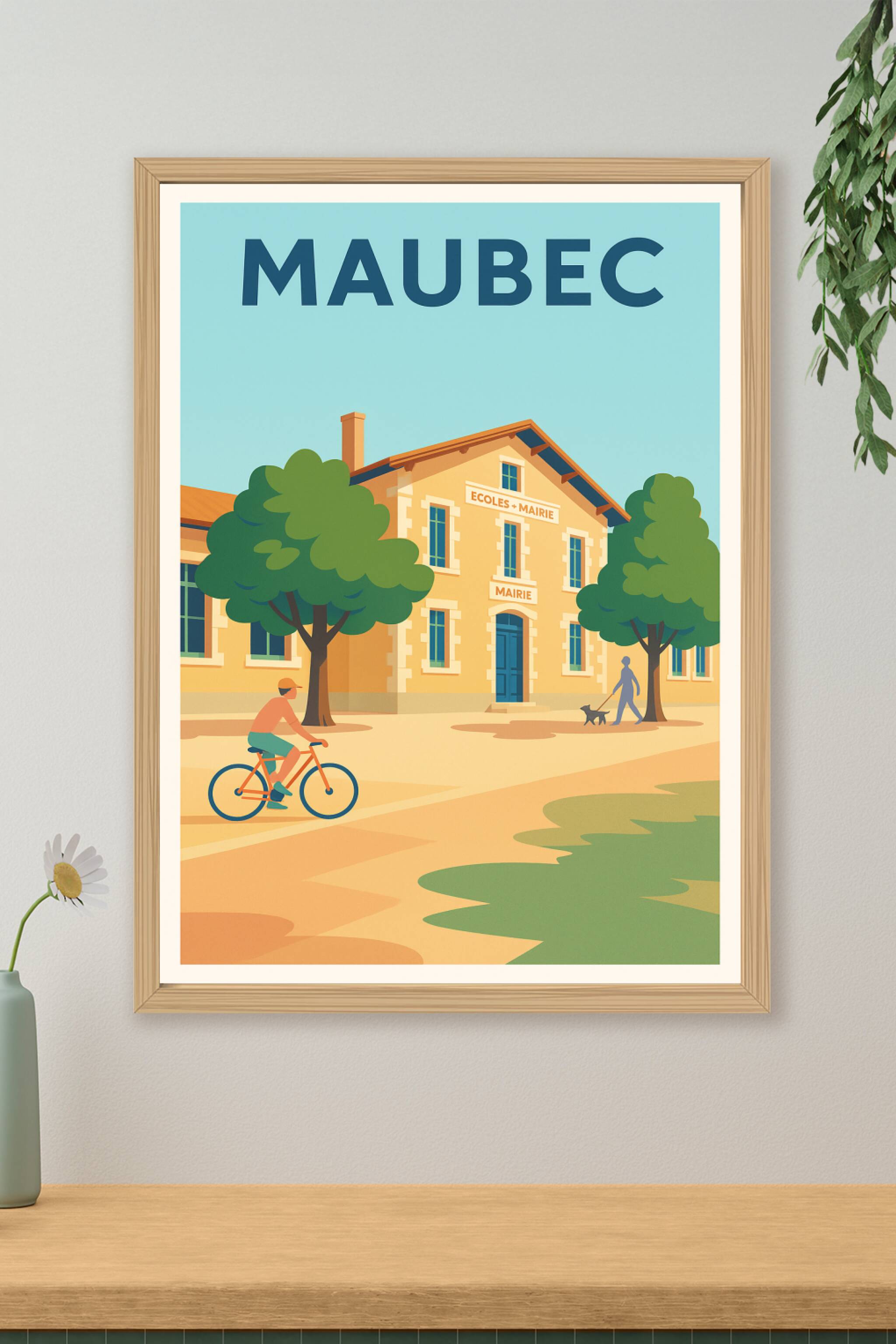 Affiche de Maubec - Charme et Sérénité au cœur du village
