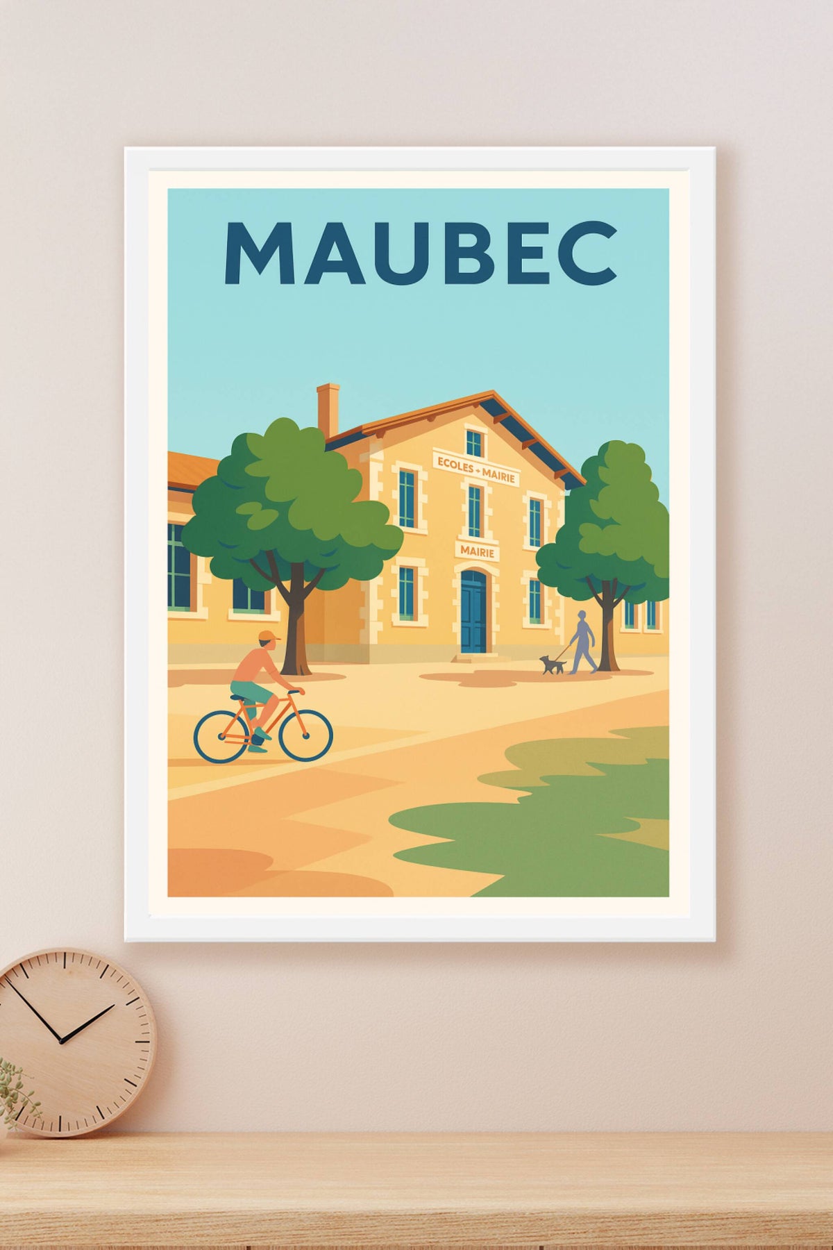 Affiche de Maubec - Charme et Sérénité au cœur du village