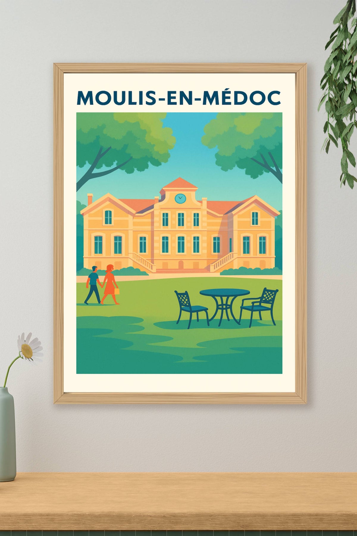 Affiche de Moulis-en-Médoc - Charme et Sérénité au Cœur du Médoc