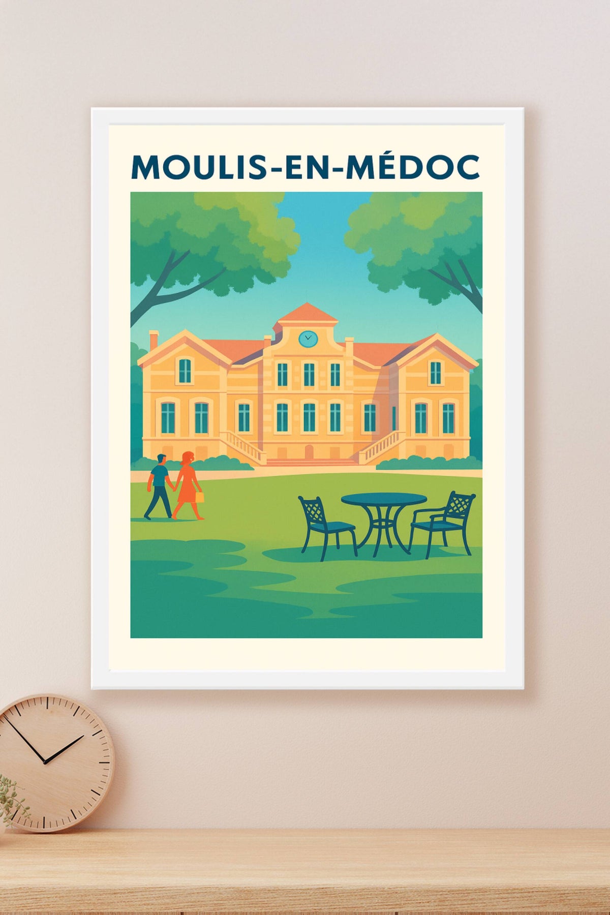 Affiche de Moulis-en-Médoc - Charme et Sérénité au Cœur du Médoc