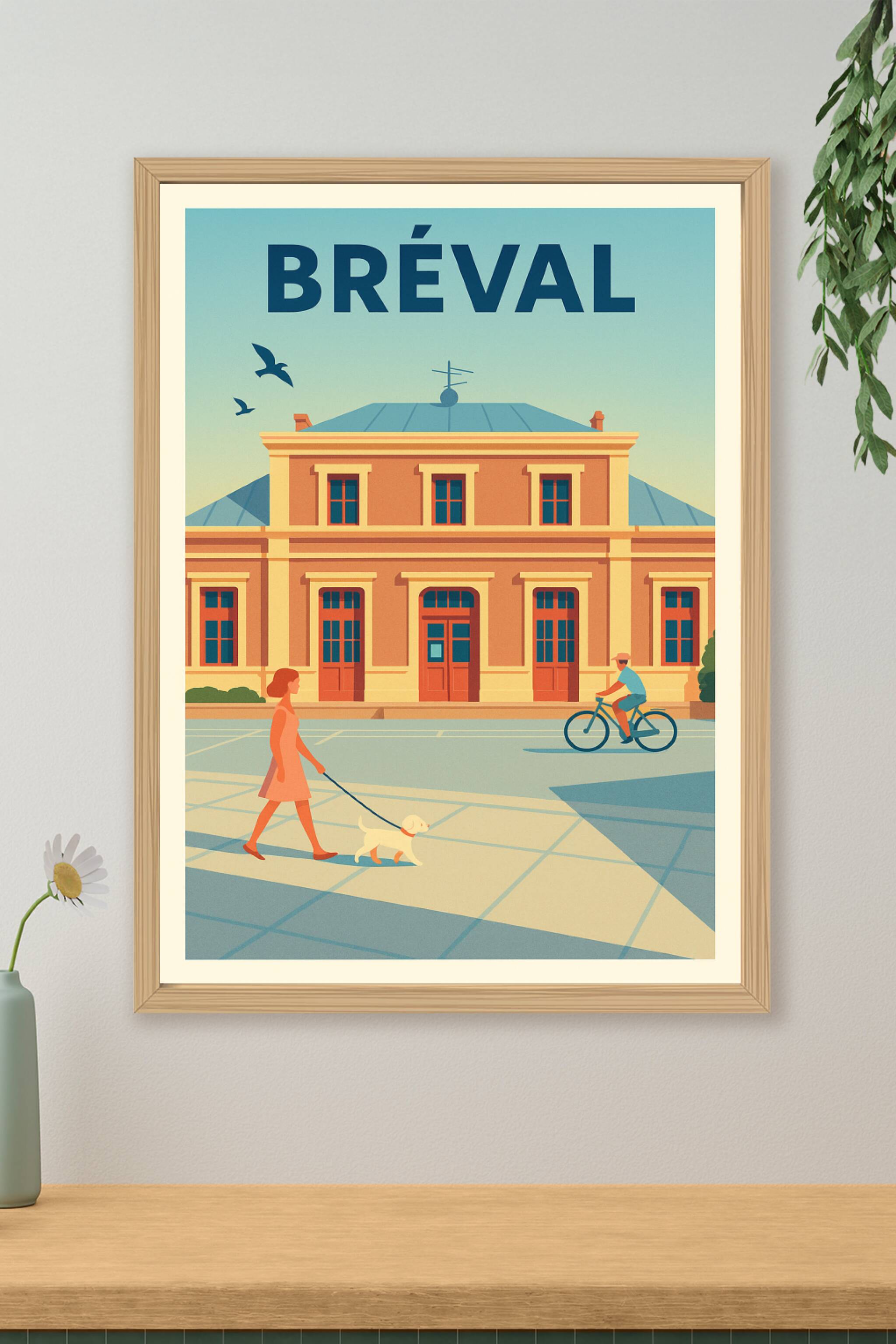 Affiche de Bréval - Charme paisible au cœur de la ville