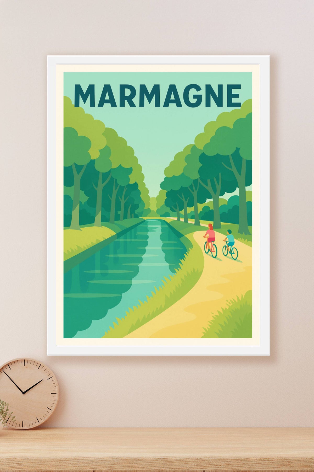 Affiche de Marmagne - Sérénité au fil de l'eau et des forêts