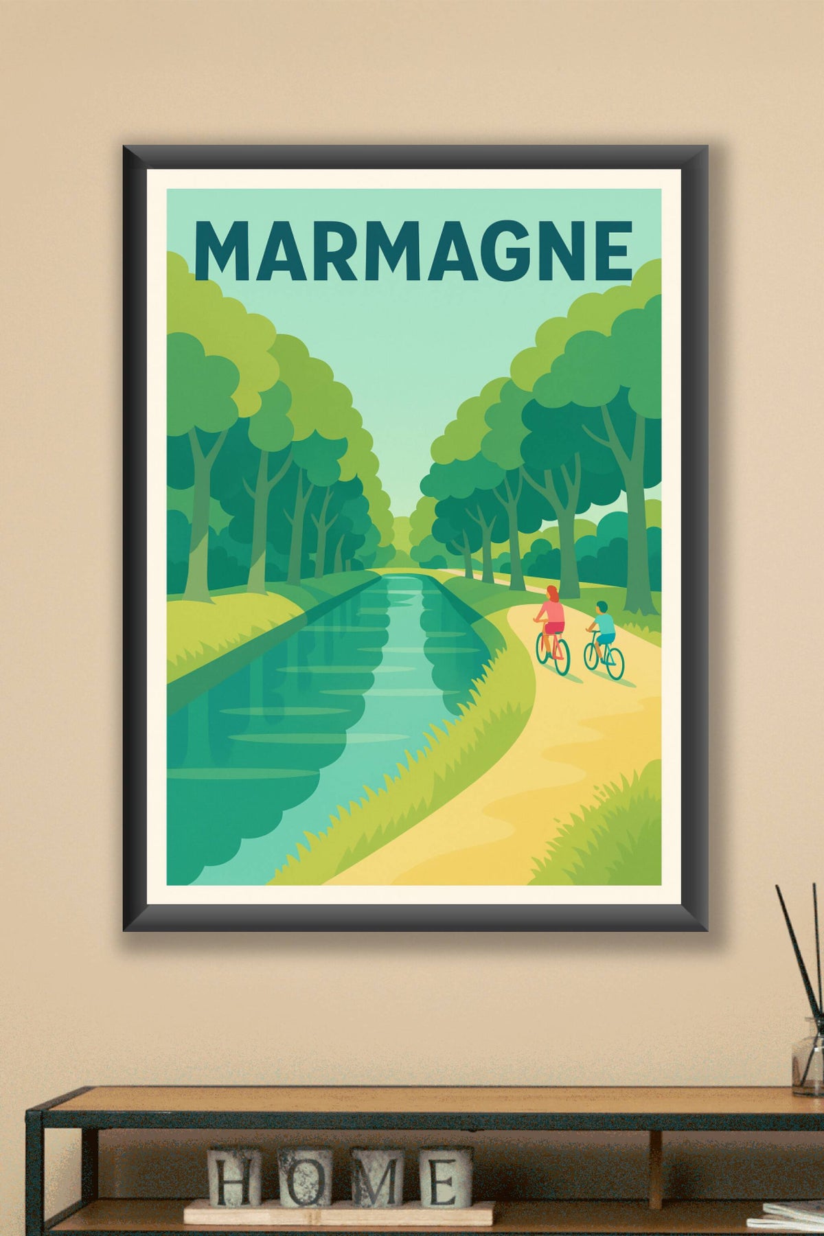Affiche de Marmagne - Sérénité au fil de l'eau et des forêts