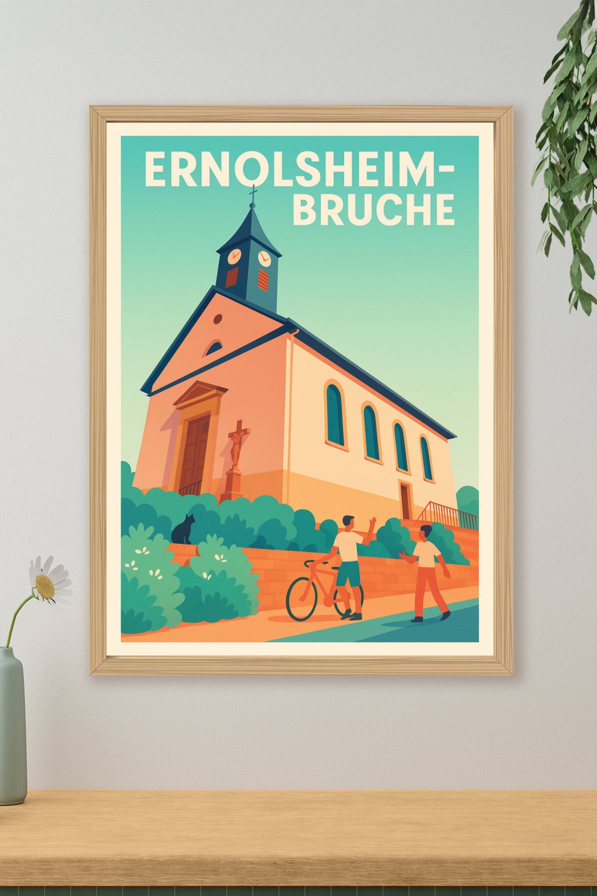 Affiche de Ernolsheim-Bruche - Charme et douceur alsacienne