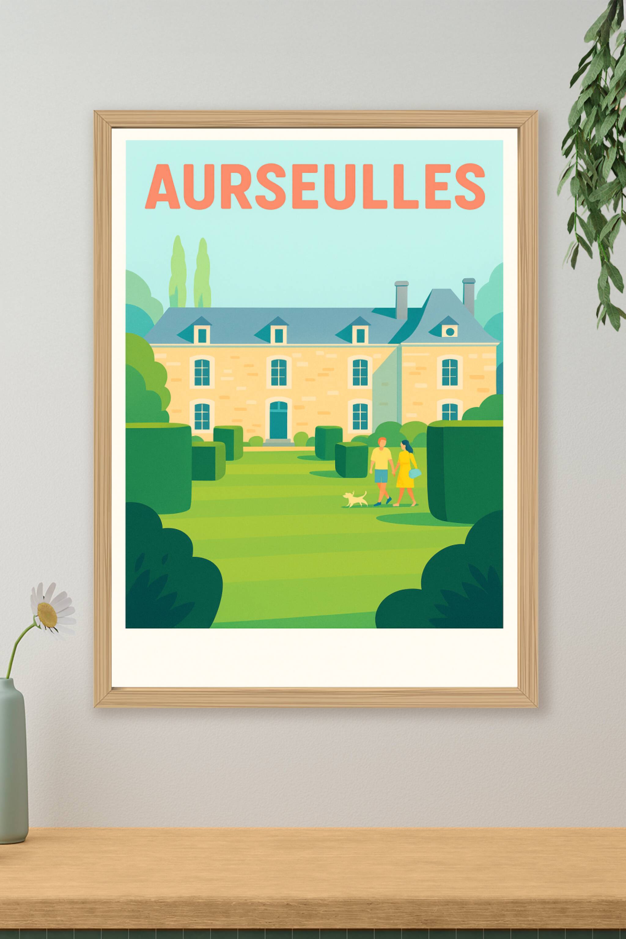 Affiche de Aurseulles - Promenade paisible au cœur du charme normand