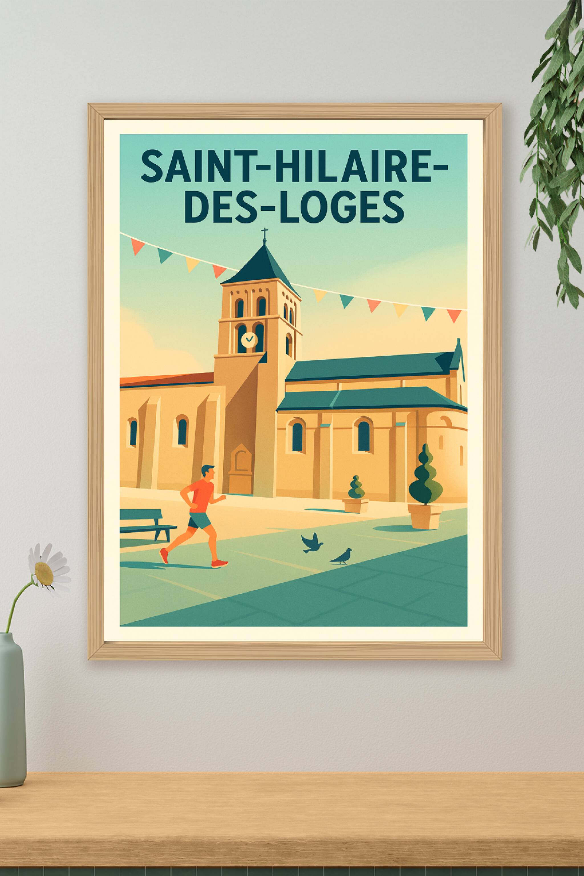 Affiche de Saint-Hilaire-des-Loges - Charme et tranquillité à chaque pas