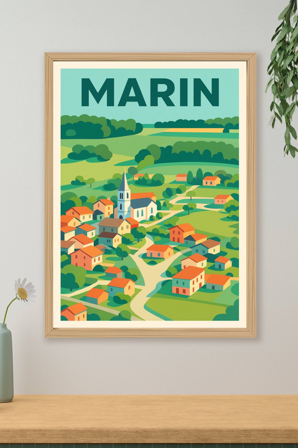 Affiche de Marin - Charme bucolique au cœur de la campagne