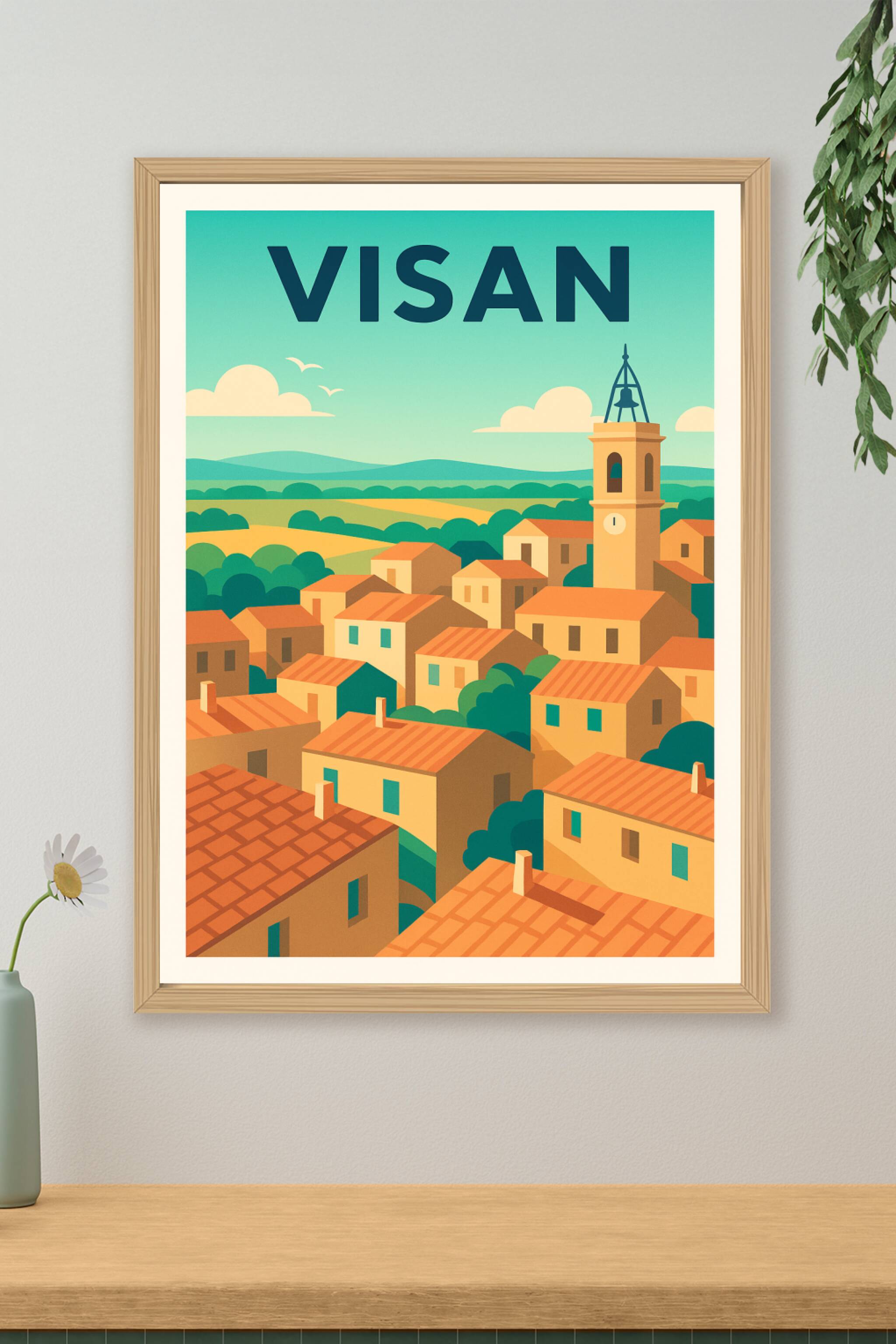 Affiche de Visan - Charme provençal au cœur de la campagne