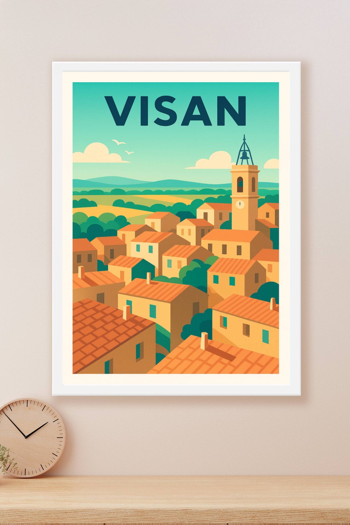 Affiche de Visan - Charme provençal au cœur de la campagne