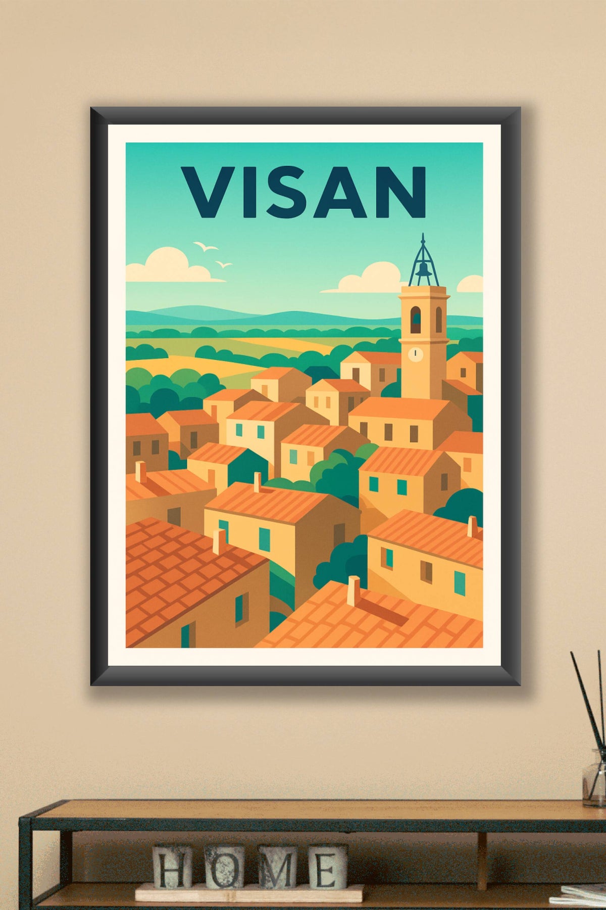 Affiche de Visan - Charme provençal au cœur de la campagne