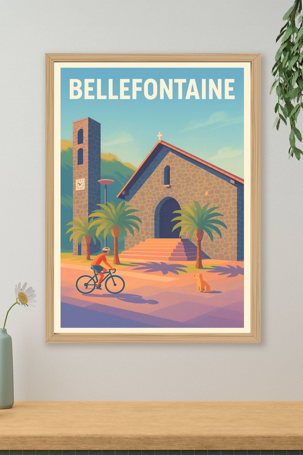 Affiche de Bellefontaine - Charme paisible et architecture typique