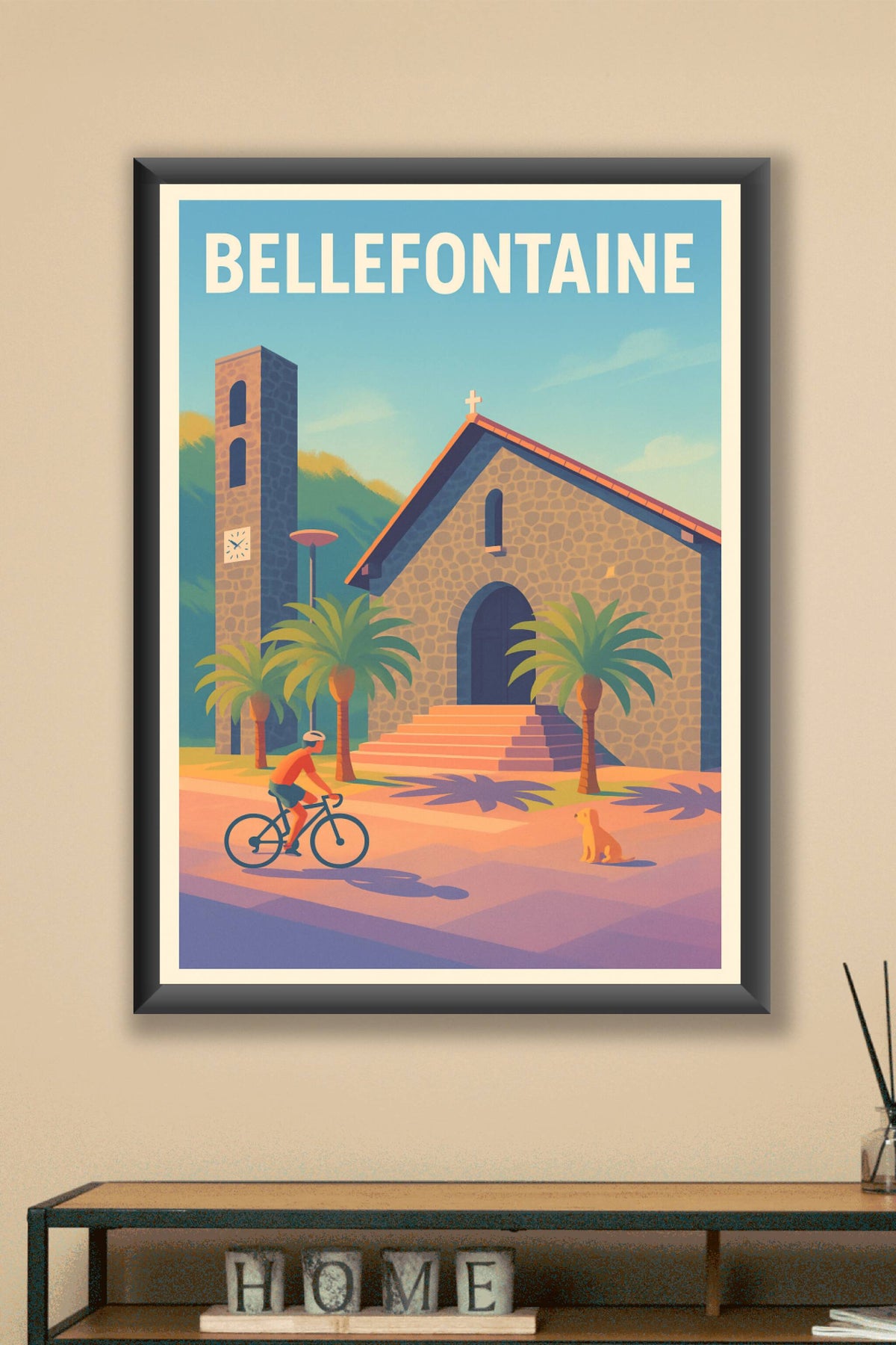 Affiche de Bellefontaine - Charme paisible et architecture typique