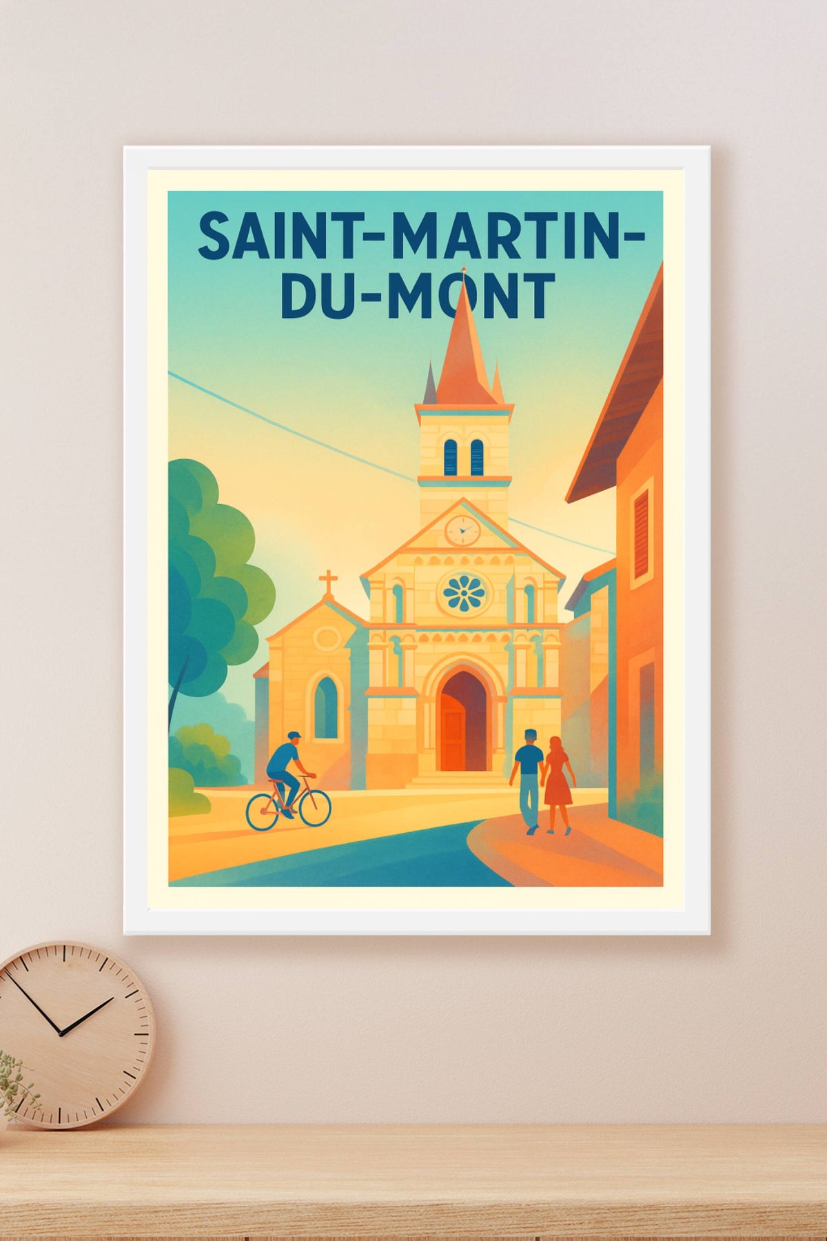 Affiche de Saint-Martin-du-Mont - Charme calme et architectural