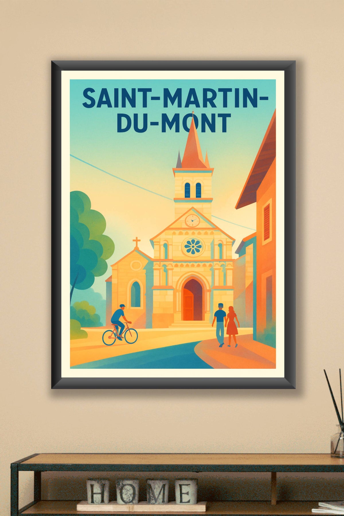 Affiche de Saint-Martin-du-Mont - Charme calme et architectural