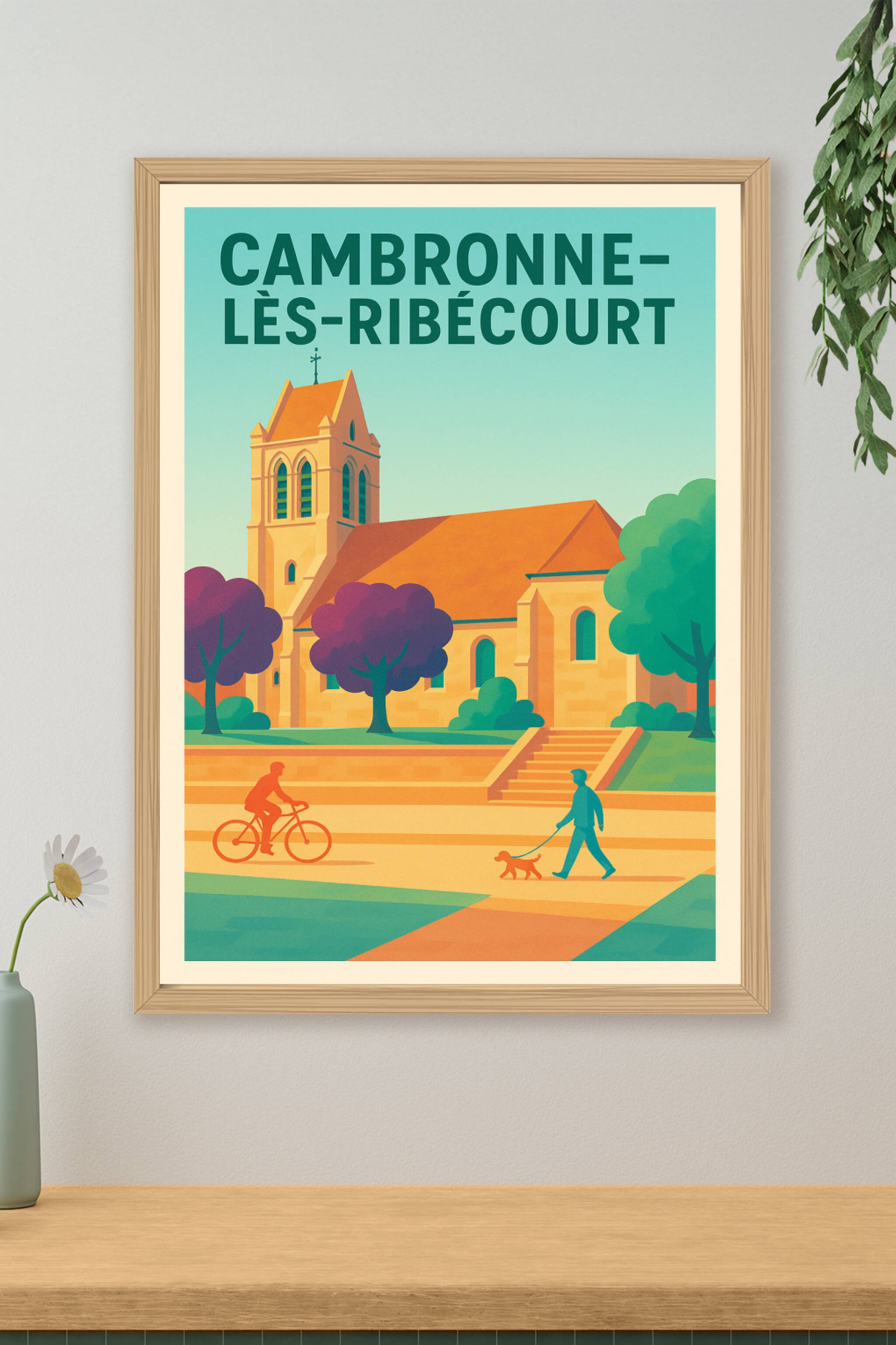 Affiche de Cambronne-lès-Ribécourt - Un coin de sérénité au cœur de la ville